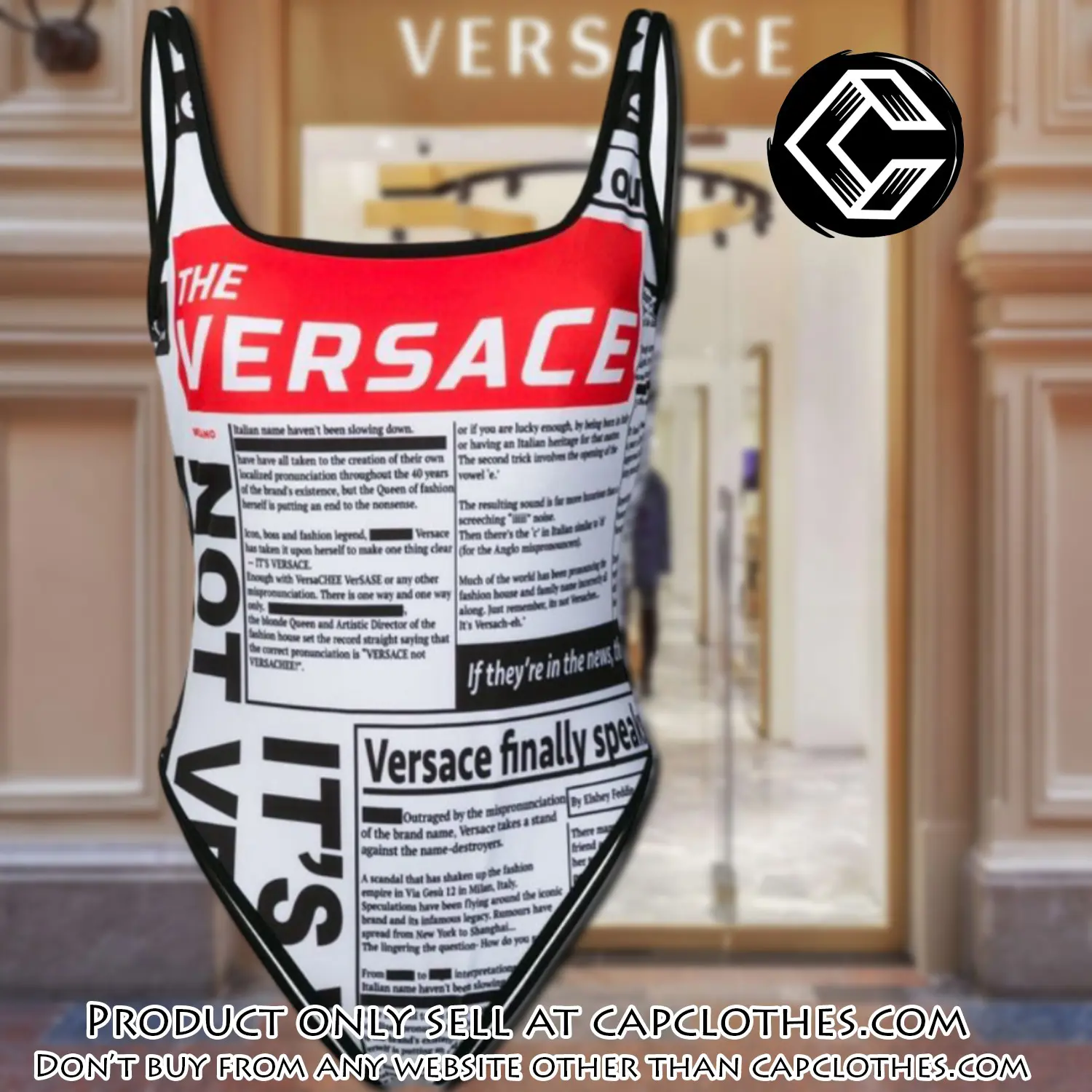 Versace swimwear beachwear one piece swimsuit osw1077 cc1709687